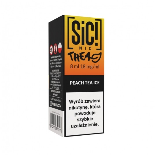 Liquid SiC! NIC 8ml Peach Tea Ice 18mg -zdjęcie numer 1