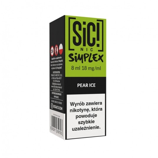 Liquid SiC! NIC 8ml Pear Ice 18mg -zdjęcie numer 1