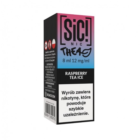 Liquid SiC! NIC 8ml Raspberry Tea Ice 12mg -zdjęcie numer 1