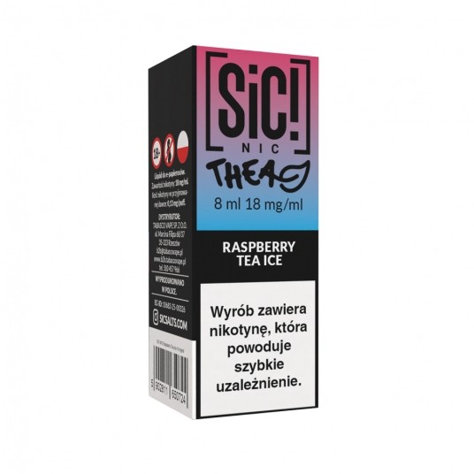 Liquid SiC! NIC 8ml Raspberry Tea Ice 18mg -zdjęcie numer 1