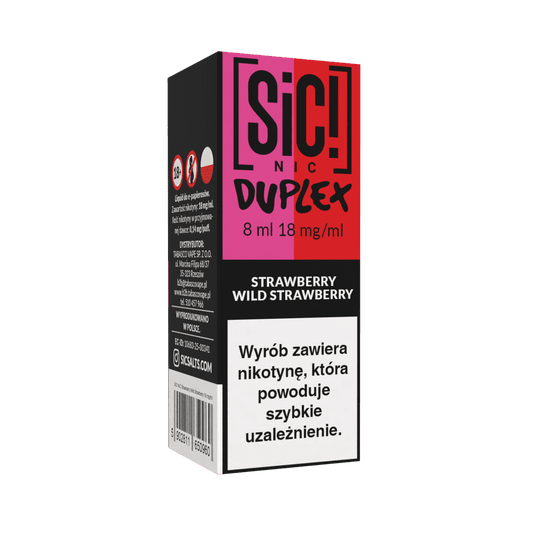 Liquid SIC! NIC 8ml Strawberry Wild Strawbe 18mg -zdjęcie numer 1