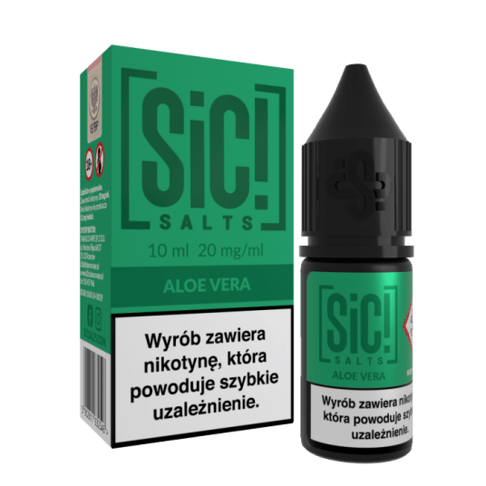 Liquid SiC! Salts 10ml Aloe Vera 20mg -zdjęcie numer 1