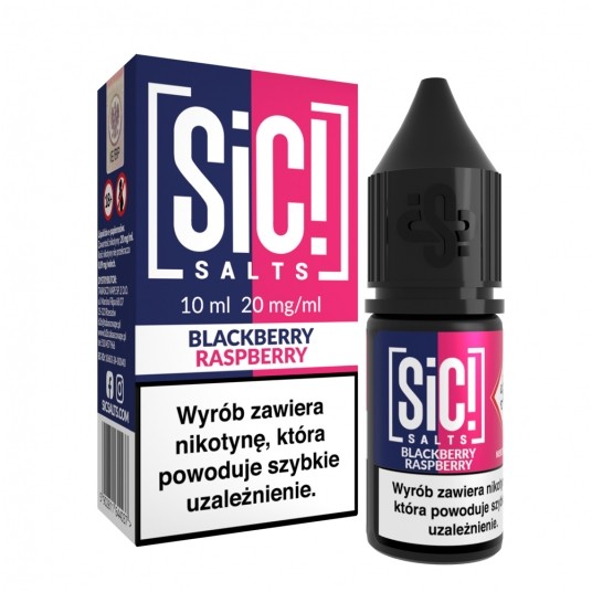 Liquid SiC! Salts 10ml Blackberry Raspberry 20mg -zdjęcie numer 1