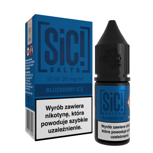 Liquid SiC! Salts 10ml Blueberry Ice 20mg -zdjęcie numer 1