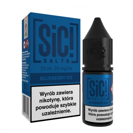 Liquid SiC! Salts 10ml Blueberry Ice 20mg -zdjęcie numer 1