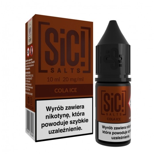 Liquid SiC! Salts 10ml Cola Ice 20mg -zdjęcie numer 1