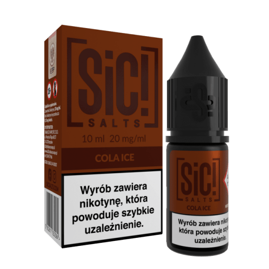 Liquid SiC! Salts 10ml Cola Ice 20mg -zdjęcie numer 1