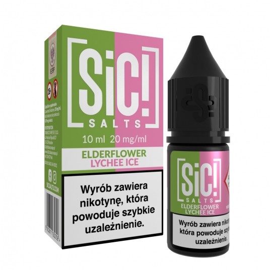 Liquid SiC! Salts 10ml Elderflower Lychee Ice 20mg -zdjęcie numer 1