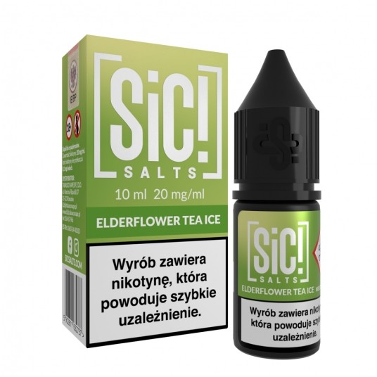Liquid SiC! Salts 10ml Elderflower Tea Ice 20mg -zdjęcie numer 1