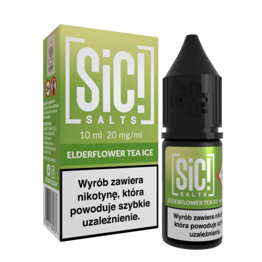Liquid SiC! Salts 10ml Elderflower Tea Ice 20mg -zdjęcie numer 1