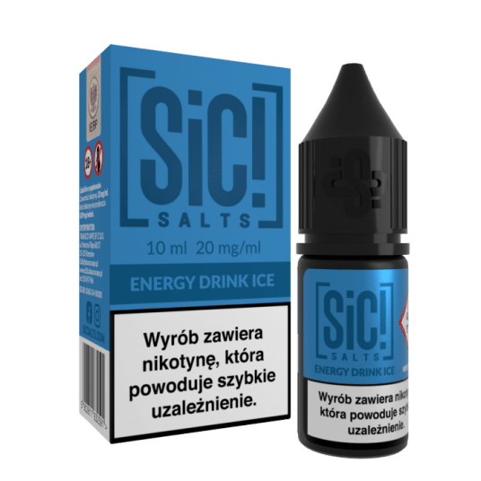 Liquid SiC! Salts 10ml Energy Drink Ice 20mg -zdjęcie numer 1