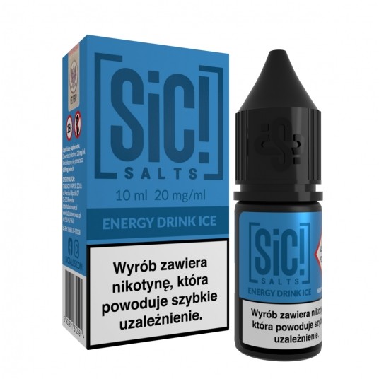 Liquid SiC! Salts 10ml Energy Drink Ice 20mg -zdjęcie numer 1
