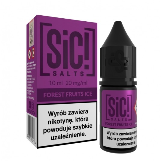Liquid SiC! Salts 10ml Forrest Fruit Ice 20mg -zdjęcie numer 1
