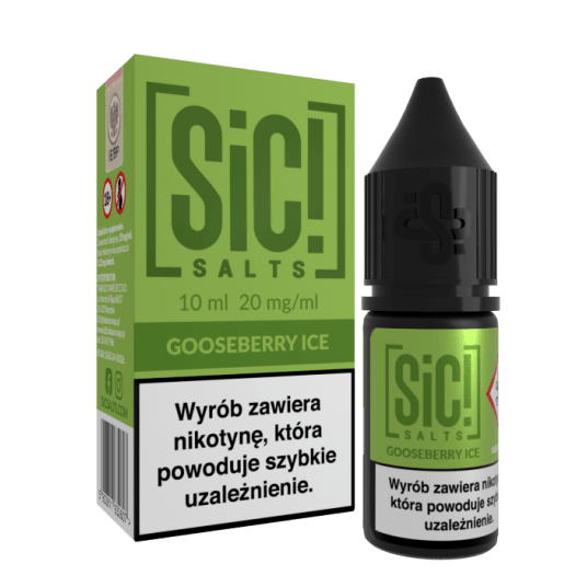 Liquid SiC! Salts 10ml Gooseberry Ice 20mg -zdjęcie numer 1