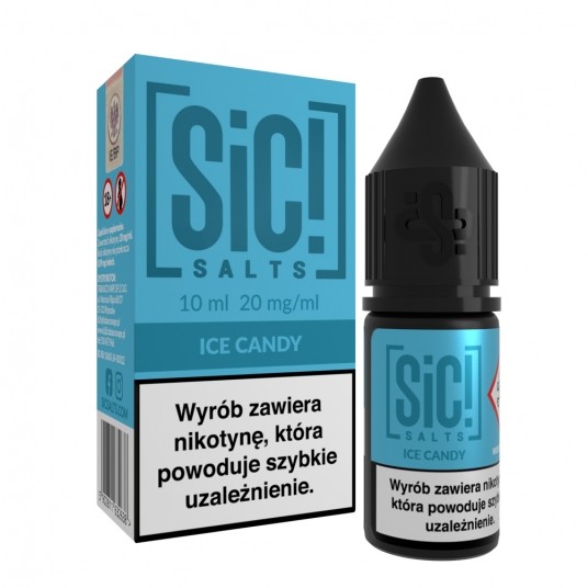Liquid SiC! Salts 10ml Ice Candy 20mg -zdjęcie numer 1