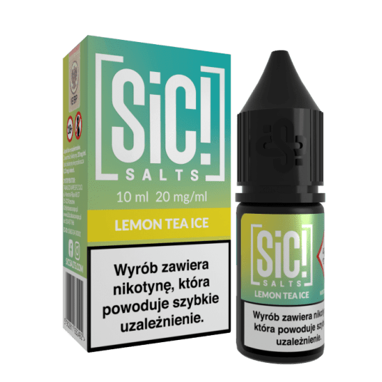 Liquid SiC! Salts 10ml Lemon Tea Ice 20mg -zdjęcie numer 1