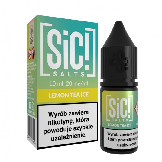 Liquid SiC! Salts 10ml Lemon Tea Ice 20mg -zdjęcie numer 1