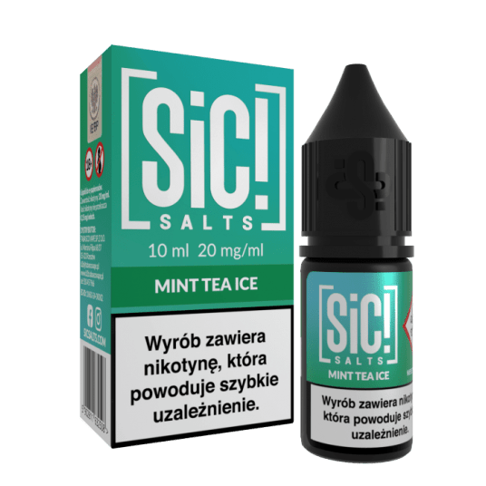Liquid SiC! Salts 10ml Mint Tea Ice 20mg -zdjęcie numer 1