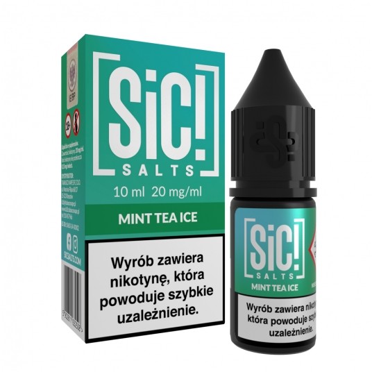 Liquid SiC! Salts 10ml Mint Tea Ice 20mg -zdjęcie numer 1
