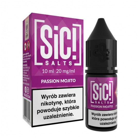 Liquid SiC! Salts 10ml Passion Mojito 20mg -zdjęcie numer 1