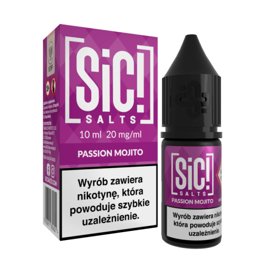 Liquid SiC! Salts 10ml Passion Mojito 20mg -zdjęcie numer 1