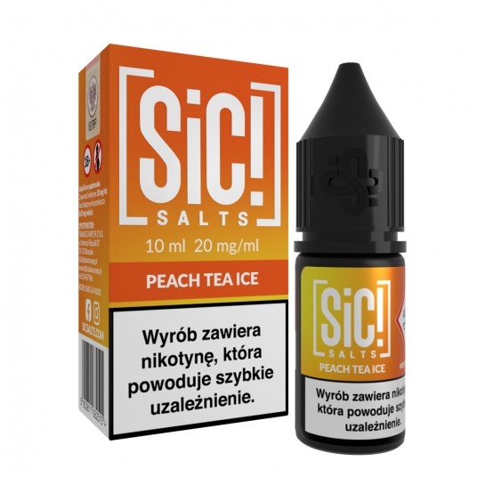 Liquid SiC! Salts 10ml Peach Tea Ice 20mg -zdjęcie numer 1