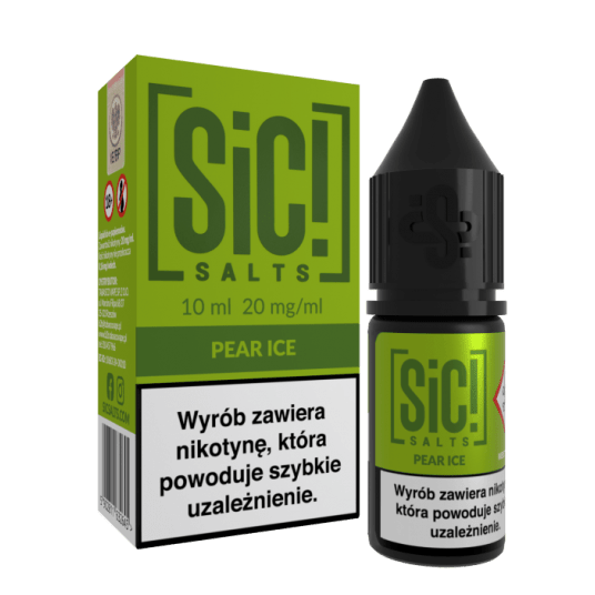 Liquid SiC! Salts 10ml Pear Ice 20mg -zdjęcie numer 1