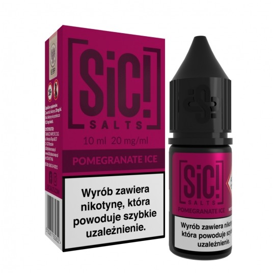Liquid SiC! Salts 10ml Pomegranate Ice 20mg -zdjęcie numer 1