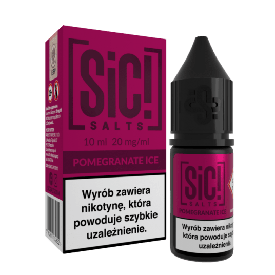 Liquid SiC! Salts 10ml Pomegranate Ice 20mg -zdjęcie numer 1
