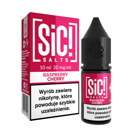 Liquid SiC! Salts 10ml Raspberry Cherry 20mg -zdjęcie numer 1