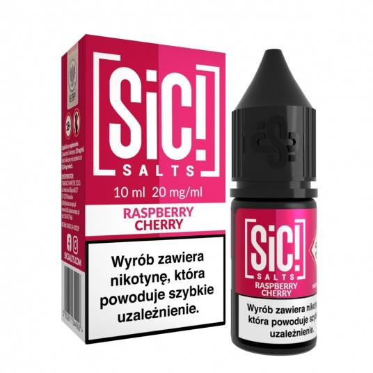 Liquid SiC! Salts 10ml Raspberry Cherry 20mg -zdjęcie numer 1