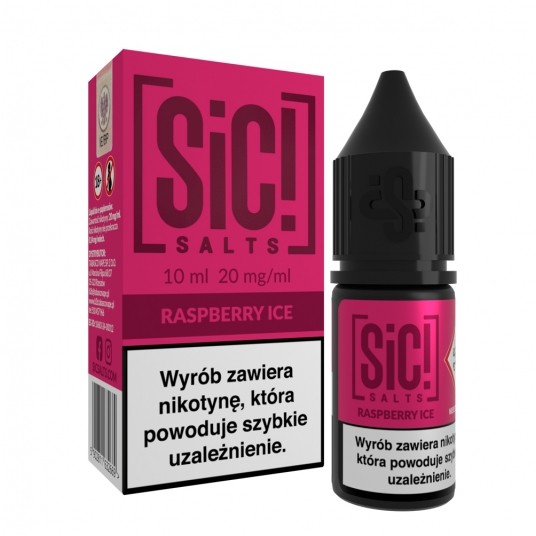 Liquid SiC! Salts 10ml Raspberry Ice 20mg -zdjęcie numer 1