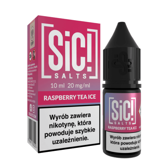 Liquid SiC! Salts 10ml Raspberry Tea Ice 20mg -zdjęcie numer 1