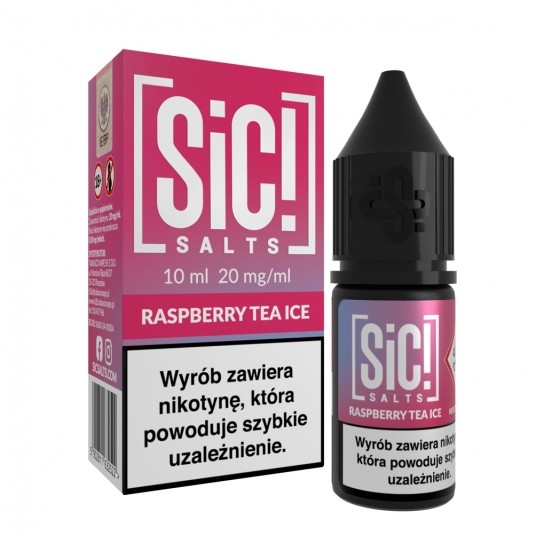Liquid SiC! Salts 10ml Raspberry Tea Ice 20mg -zdjęcie numer 1