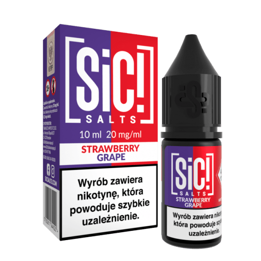 Liquid SiC! Salts 10ml Strawberry Grape 20mg -zdjęcie numer 1