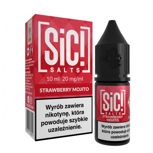 Liquid SiC! Salts 10ml Strawberry Mojito 20mg -zdjęcie numer 1