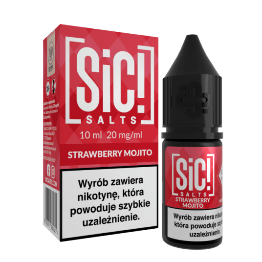 Liquid SiC! Salts 10ml Strawberry Mojito 20mg -zdjęcie numer 1