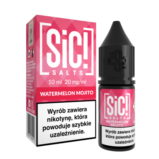 Liquid SiC! Salts 10ml Watermelon Mojito 20mg -zdjęcie numer 1