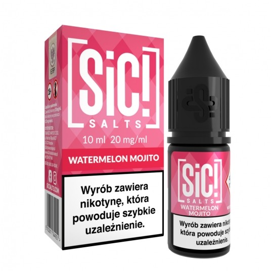 Liquid SiC! Salts 10ml Watermelon Mojito 20mg -zdjęcie numer 1