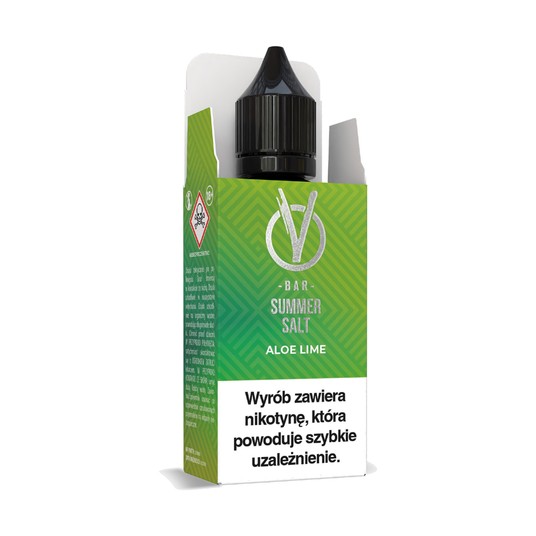 Liquid VBar Salt 10ml Aloe Lime 20mg -zdjęcie numer 1