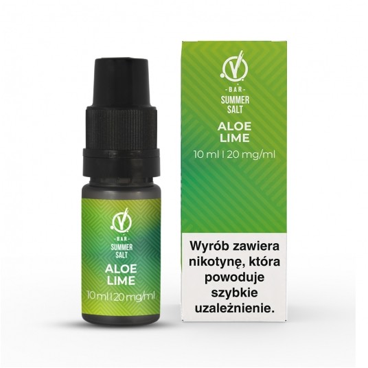 Liquid VBar Salt 10ml Aloe Lime 20mg -zdjęcie numer 1