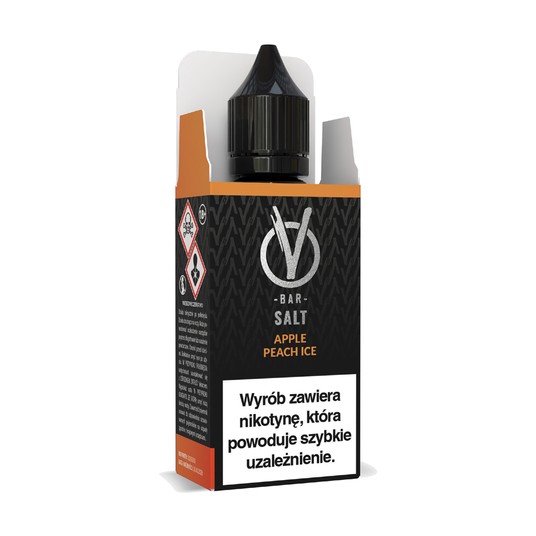 Liquid VBar Salt 10ml Apple Peach Ice 20mg -zdjęcie numer 1
