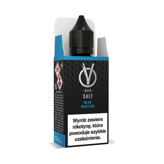 Liquid VBar Salt 10ml Blue Razz Ice 20mg -zdjęcie numer 1