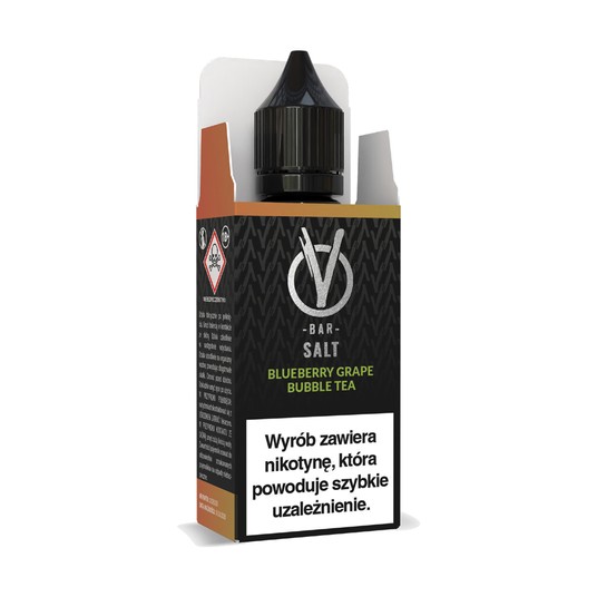 Liquid VBar Salt 10ml Blueberry Grape Bubble 20mg -zdjęcie numer 1