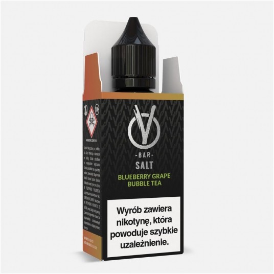 Liquid VBar Salt 10ml Blueberry Grape Bubble 20mg -zdjęcie numer 1