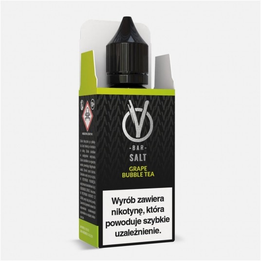 Liquid VBar Salt 10ml Grape Bubble Tea 20mg -zdjęcie numer 1