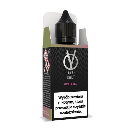 Liquid VBar Salt 10ml Grape Ice 20mg -zdjęcie numer 1