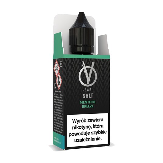Liquid VBar Salt 10ml Menthol Breeze 20mg -zdjęcie numer 1
