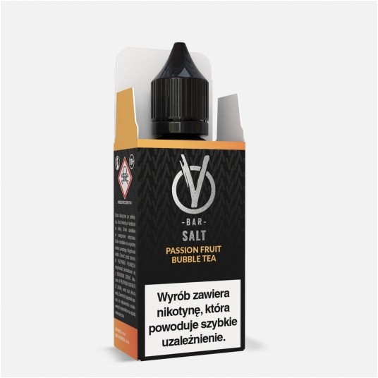 Liquid VBar Salt 10ml Passion Fruit BubbleTea 20mg -zdjęcie numer 1
