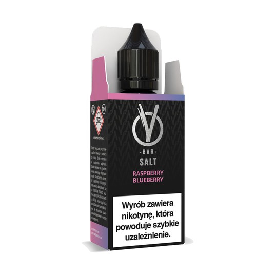 Liquid VBar Salt 10ml Raspberry Blueberry 20mg -zdjęcie numer 1
